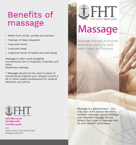 Massage leaflets