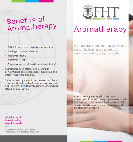 Aromatherapy leaflets