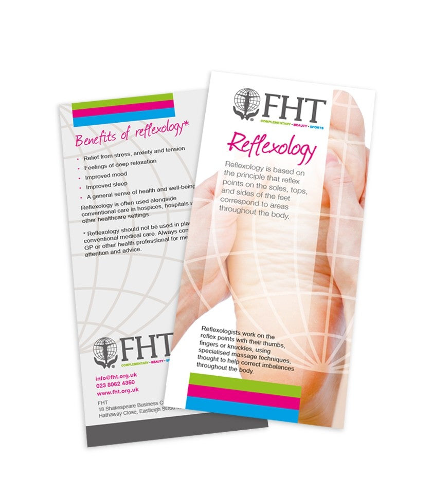 Reflexology Leaflets Fht Members Shop