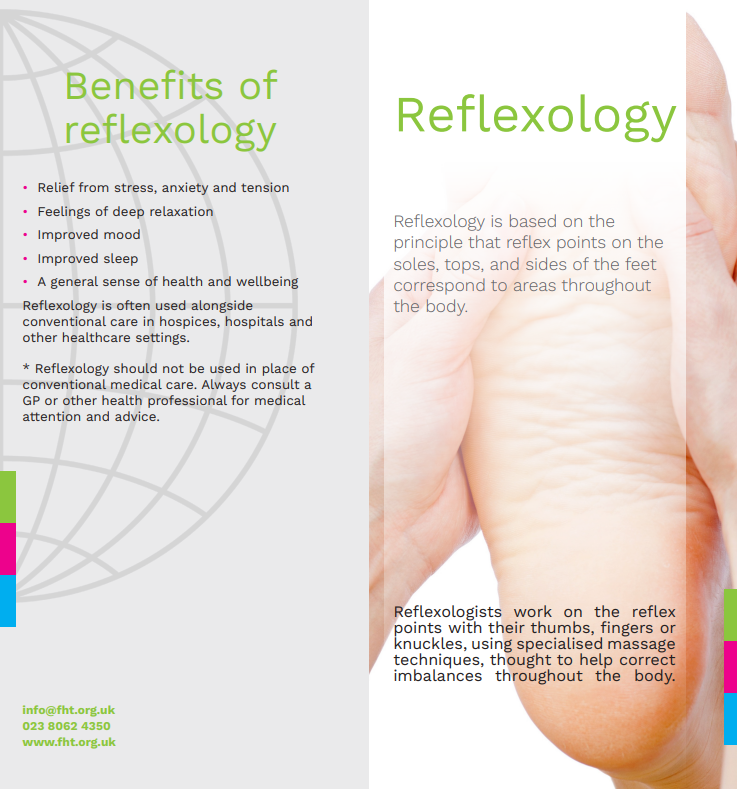 Reflexology leaflets