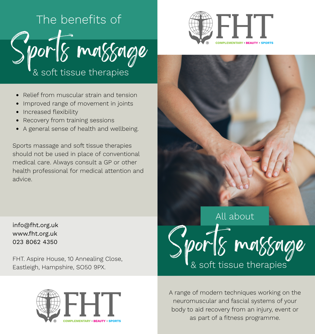 Sports Massage Leaflets