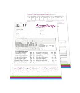 Image of aromatherapy consultation forms